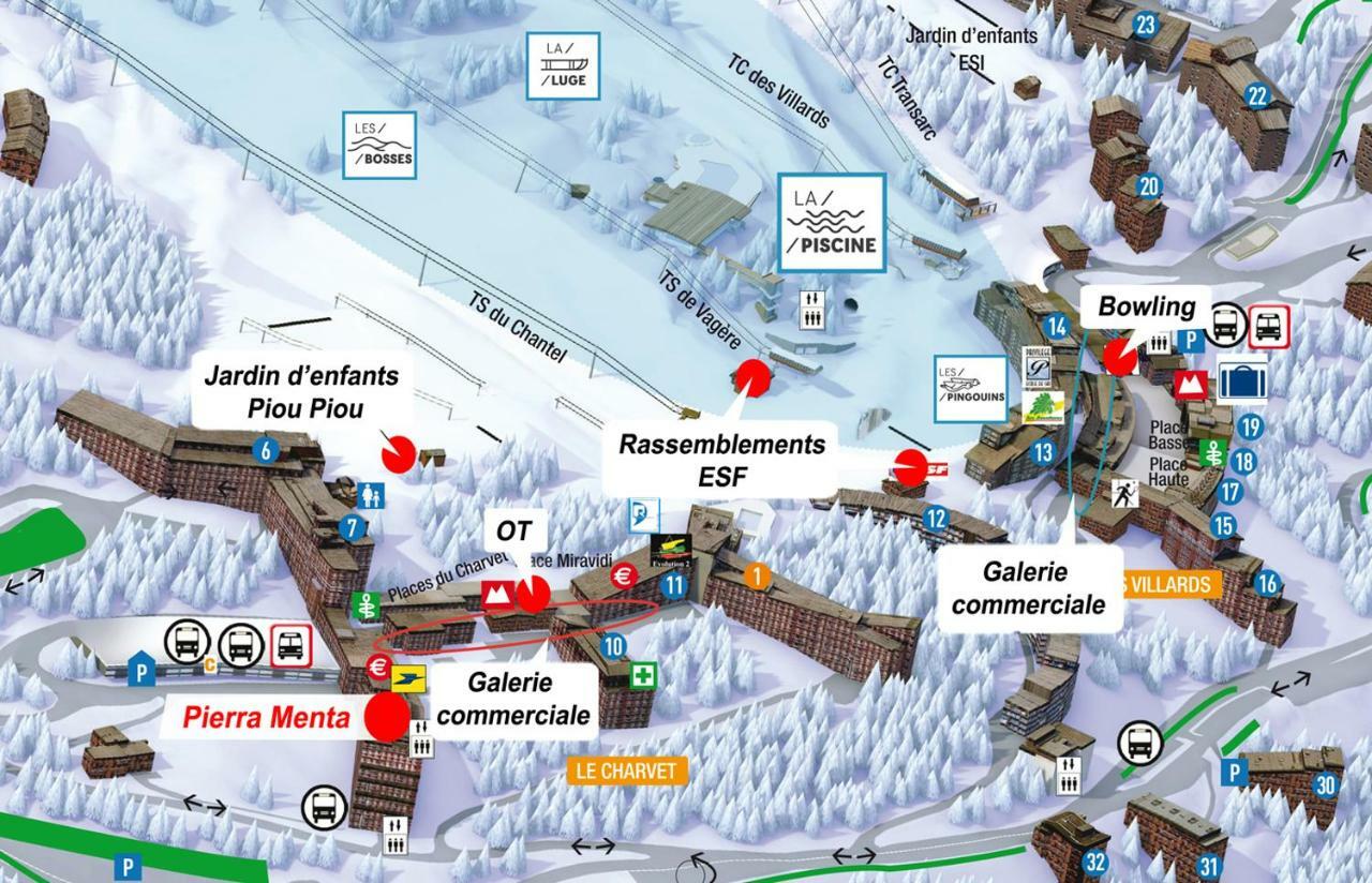 Апартаменты Arc 1800 Pierra Menta Les Arcs  Экстерьер фото